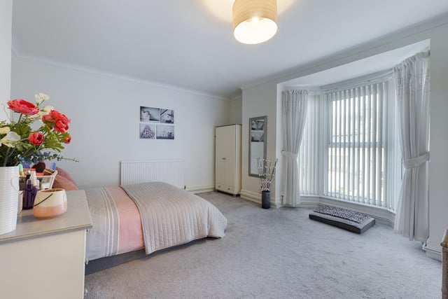 Thie two-bedroom apartment is on the market for £185,000. It is listed by Chinneck Shaw.