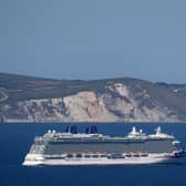 MV Britannia Cruise Ship has had to send hundreds home early after a collision with another boat due to severe weather. (Photo by Naomi Baker/Getty Images)