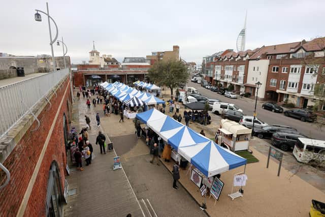 The Parade Ground was turned into a market square for the weekend.