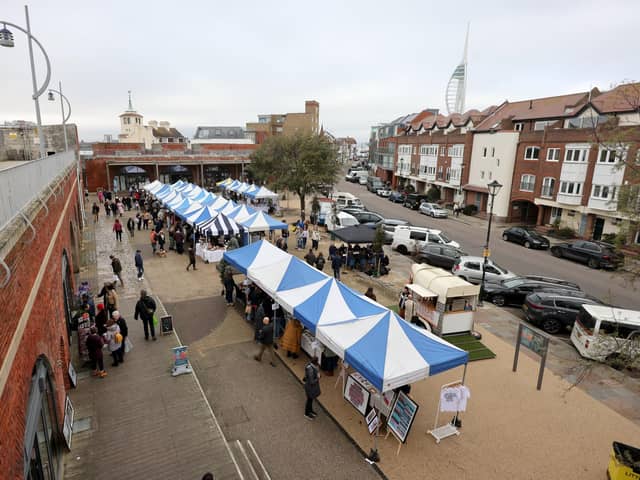 The Parade Ground was turned into a market square for the weekend.