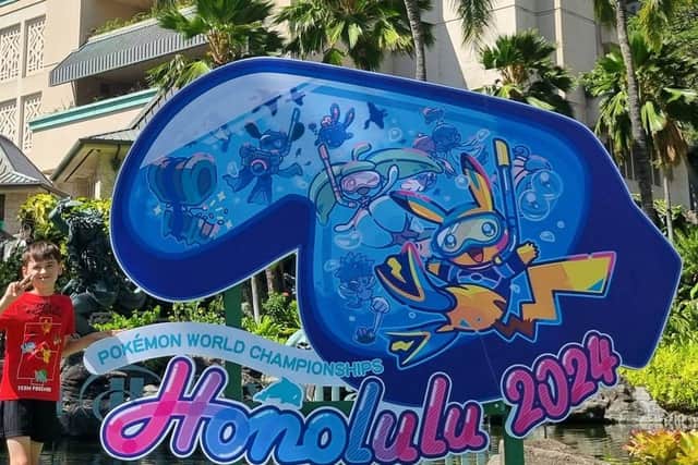 Declan at World Championships, Hawaii