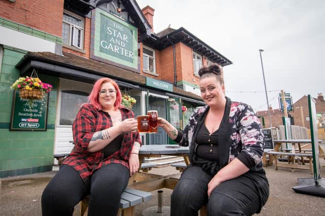 Meg Groves and her assistant manager, Lara Colman at The Star and Garter pub, Copnor, Portsmouth.

Picture: Habibur Rahman