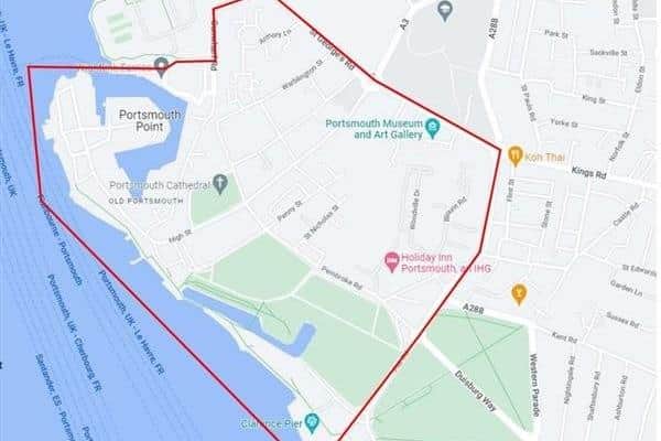 The area covered by the order.Picture: Google