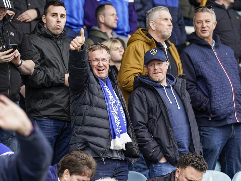 4,019 Pompey fans enjoyed the Blues' 1-0 win at Peterborough