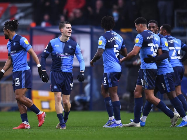 As percentage of team's 50 League One goals scored: 18%.
Number of other goalscorers: 14 (82%)