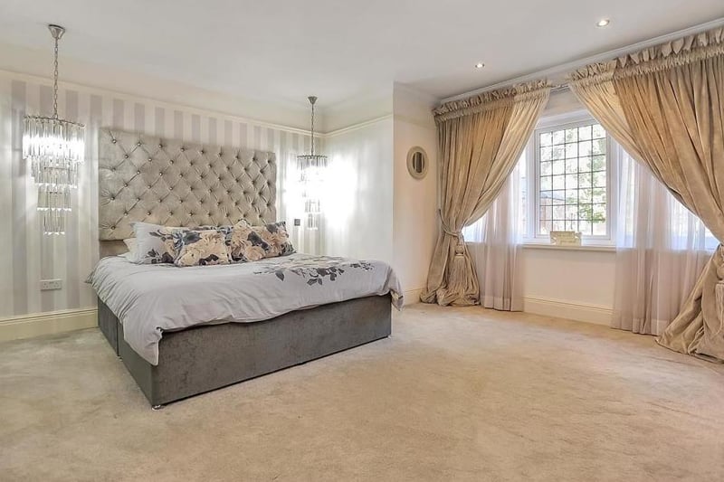The master bedroom is substantial and boasts a wealth of original features. A large, double-glazed bay window to the front offers plenty of natural light.