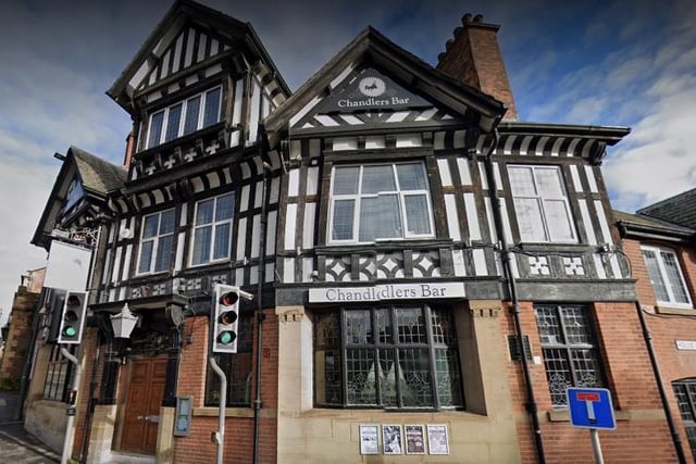 Chandlers Bar, 46 St Mary's Gate, Chesterfield, S41 7TH. Abbie Oakley posts in Google reviews: "One of the best pubs in town...great atmosphere!! The staff are so friendly and accommodating..lovely drinks selection and can honestly say the best cocktails in the area."