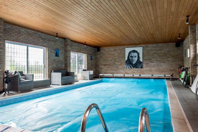 This four-bedroom detached has this pool complex, an en-suite and a separate annexe. Price: £750,000