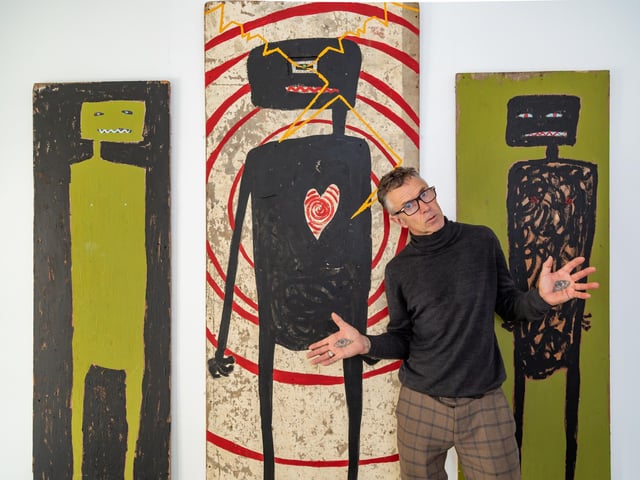 Mr Parmiter said a lot of the negative stigma around mental health brings people's energy down. He said pursuing a creative passion, and challenging himself, keeps him from feeling down. Picture: Mike Cooter (081022)