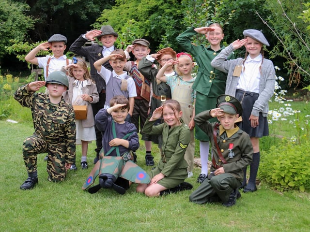 Highbury Primary School, Portsmouth celebrates D-Day on Friday 7th June 2024
Picture: Habibur Rahman