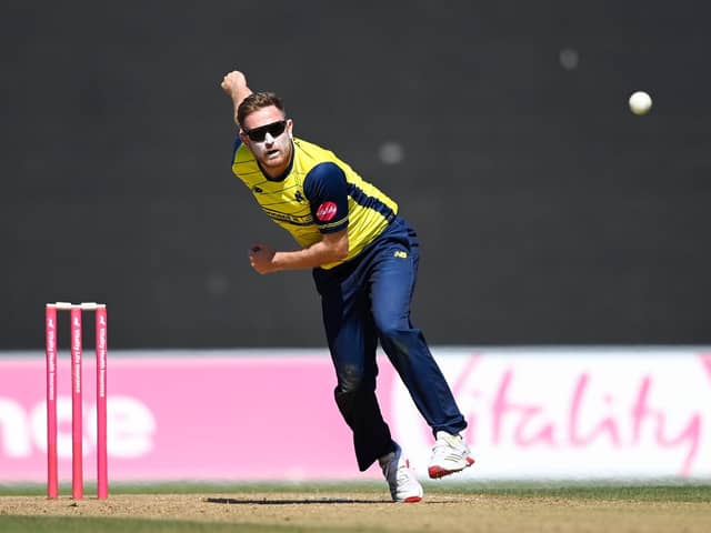 Liam Dawson in action.