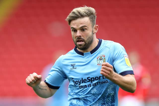 Liam Daish has compared Dan Gifford to Coventry's Matt Godden, who has netted 10 times so far this season. Picture: George Wood/Getty Images
