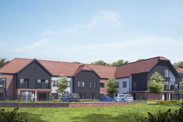 A CGI mock-up of the proposed care home off Redlands Lane, Fareham.