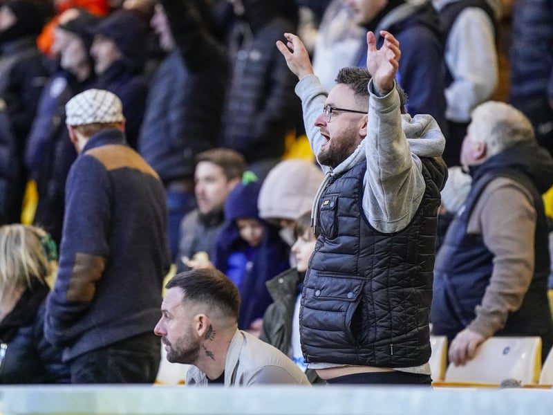 Around 1,800 Pompey fans were in raucous voice in the 1-0 victory at Port Vale.