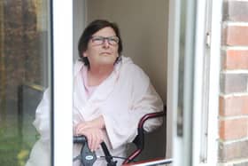 Donna Wickers, 57, from Horndean, has terminal cancer after being diagnosed with breast and bone cancer in March 2020 and had to wait nearly five months for her Personal Independence Payment (PIP) application to be processed.
Picture: Sarah Standing