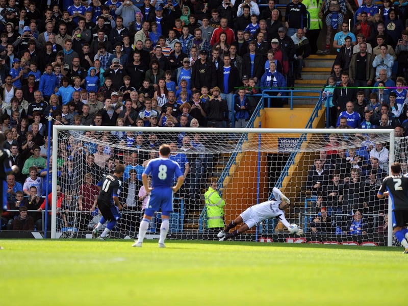 Luke Varney missed a penalty in Pompey's 1-0 defeat to Chelsea in the summer of 2011.