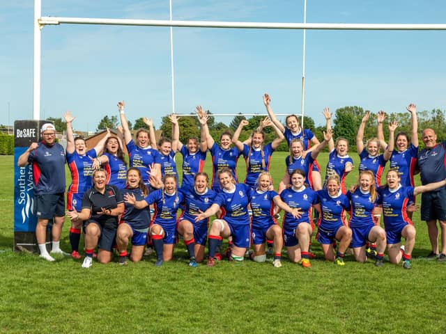 Hampshire women's team are heading for a Twickenham final on Saturday Picture: Mike Cooter (220522)