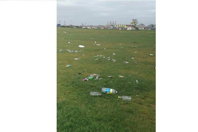 Bottles and cans strewn across Southsea Common.

Picture: Kate Davenport