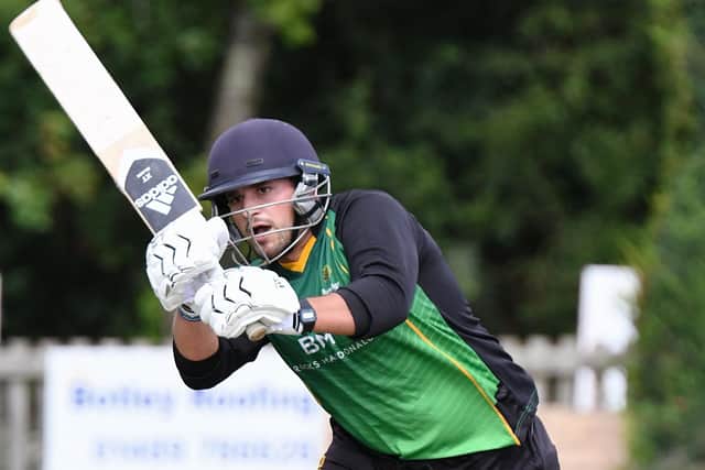 Hilio De Abreu hit 34 as Burridge defeated Sparsholt in the Southern Premier League East cup group. Picture: Neil Marshall