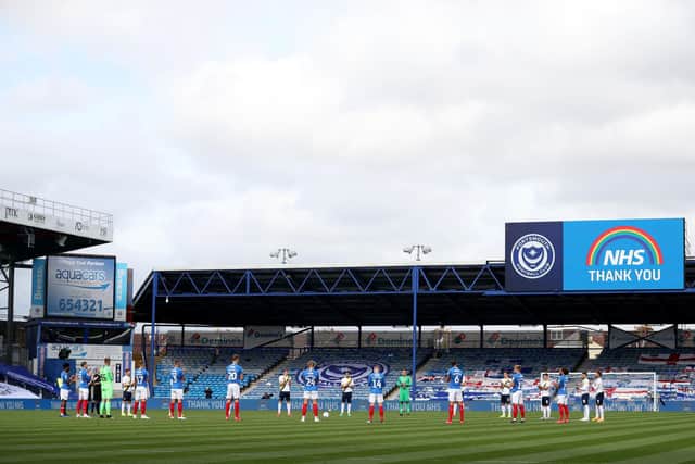Fratton Park last night