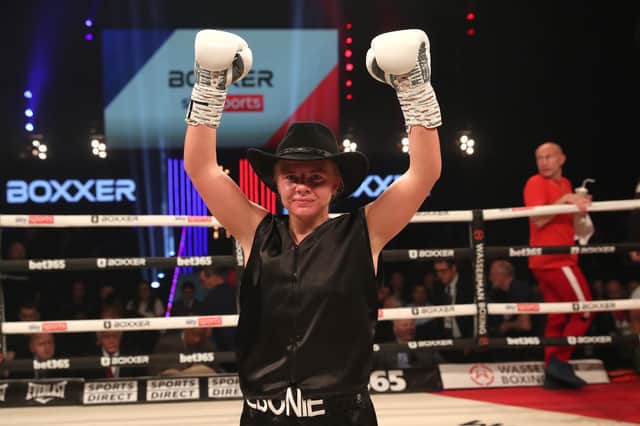 Portsmouth's Ebonie Jones has her second professional bout in front of a sell-out Scottish crowd this weekend Picture: Lawrence Lustig