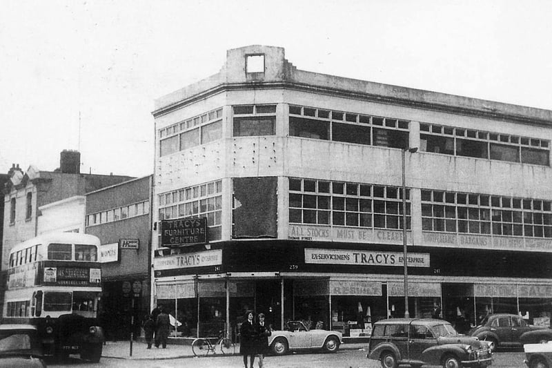 Tracys Furniture Store Commercial Road/Thomas Street Corner, March 1964