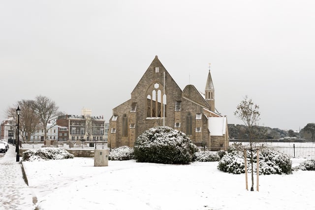 The Beast from the East reached Southsea and the Royal Garrison Church.
Picture: Keith Woodland/The News Portsmouth