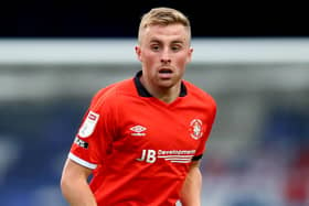 Luton midfielder Joe Morrell is a target for Pompey this summer. Picture: Marc Atkins/Getty Images