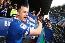 Michael Doyle led Pompey to League Two title glory at the end of the 2016-17 season   Picture: Joe Pepler