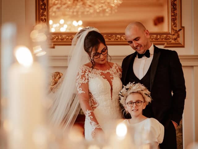 Jorden and Dex Boyle were married at the Queen's Hotel , in Southsea, on December 30, 2022. Photos: Carla Mortimer Photography.