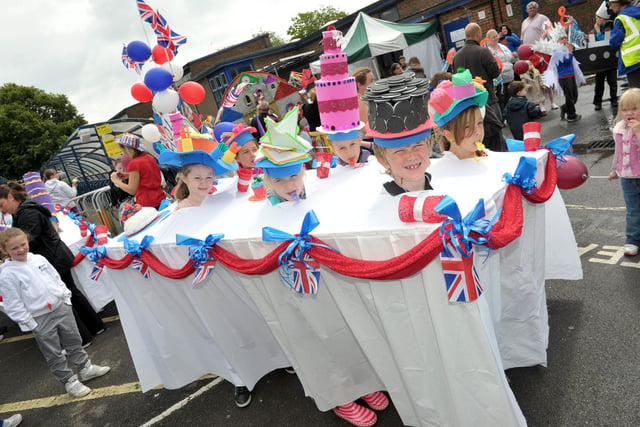 Action from the  Bridgemary Carnival 14th July 2012. Holbrook Primary School pupil. Picture: Steve Reid 122392-510