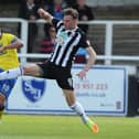 Bath striker Cody Cooke, right, has 11 National League South goals this season. Picture by Dave Haines.