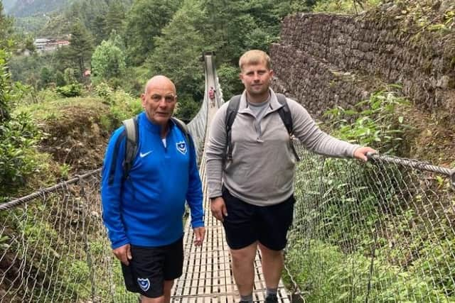 Shaun and Shane North on their climb up Mount Everest