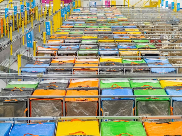 Goods ready to be delivered