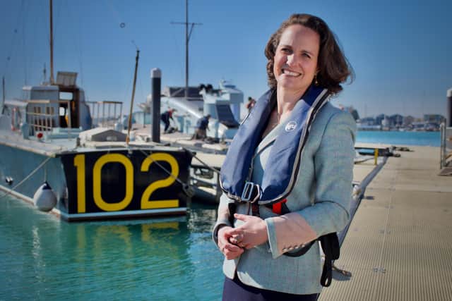 Hannah Prowse, the new chief executive of Portsmouth Naval Base Property Trust. Photo: Julian Civiero