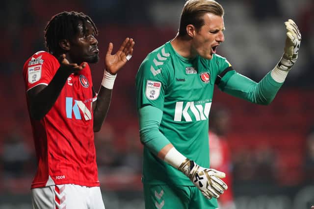 Former Pompey keeper Craig MacGillvray has played 34 league games for Charlton this season. Picture: Jacques Feeney/Getty Images