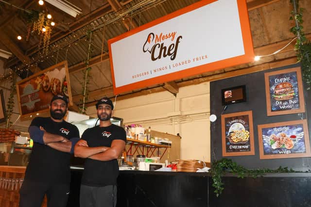 Messy Chef has been trading in Outside-In food court for six weeks now, and the owners - Aymn Aziz and Sonam Rahman - think it is a great platform for their business. Picture: Alex Shute.