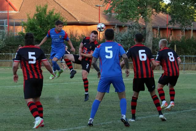 Romsey v Fareham Town in the Hampshire Senior Cup. Picture by Ken Walker.