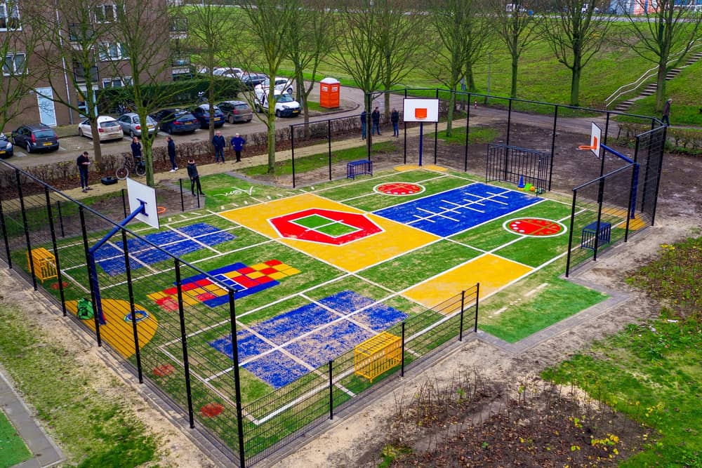 One of the PLAYCE skills gardens in the Netherlands