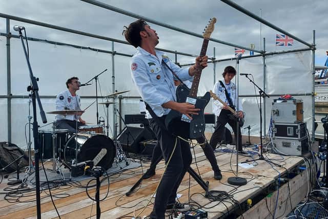 The Scaners at the Punk'n'Roll Summer Party on South Parade Pier, July 31, 2022