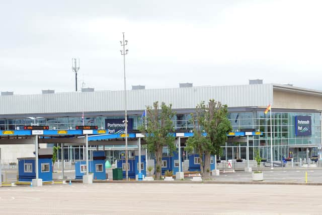 Portsmouth International Port. Picture: Sarah Standing (160744-841)