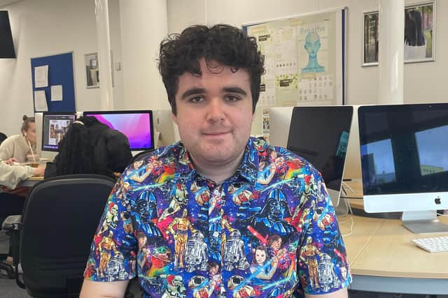 University of Portsmouth student Joe Brennan has won a Bob Norris Award for Achievement