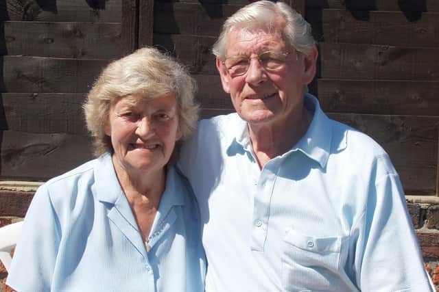 Ron and Marion Capstick pictured together in 2003.