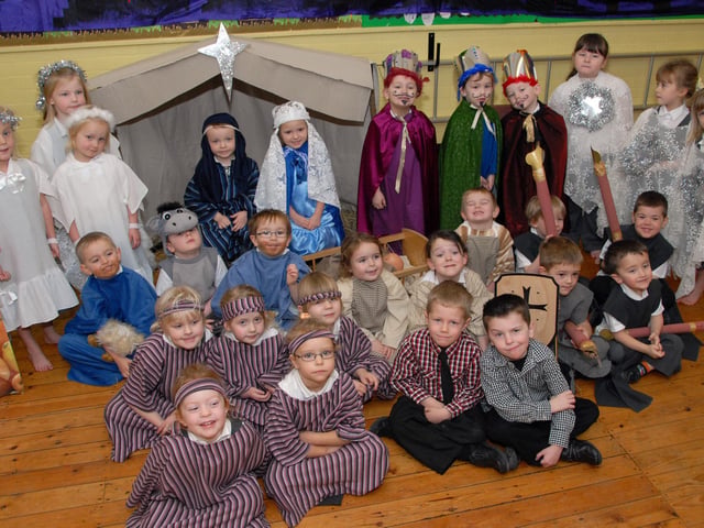 Sutton's Forest Glade School, Foundation Unit Nativity pictured here in 2010 - can you spot anyone you know?