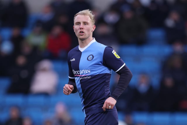 Club: Wycombe; Age: 29; Appearances: 34; Goals scored: 0; Assists: 1; WhoScored rating: 6.84.