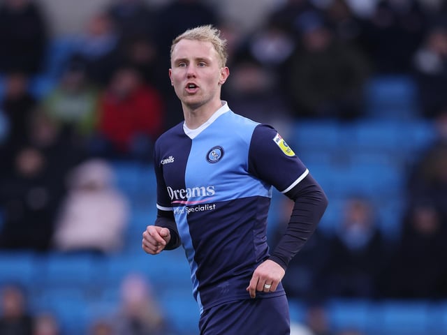 Club: Wycombe; Age: 29; Appearances: 34; Goals scored: 0; Assists: 1; WhoScored rating: 6.84.