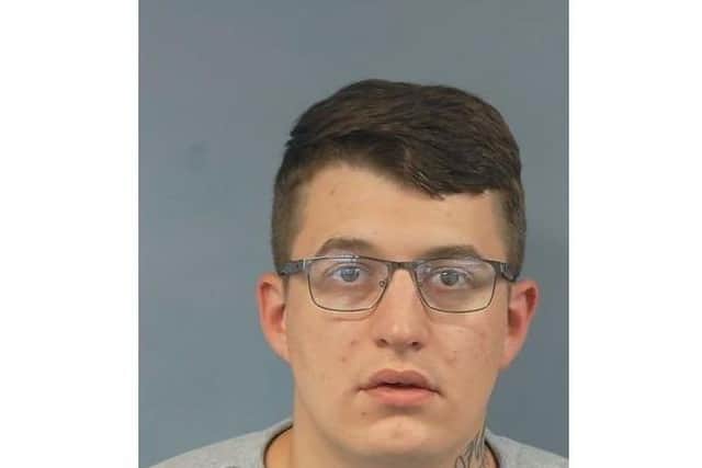Registered sex offender Ian Willett, 23, of Waterlooville, has been handed a further jail term after breaching his licence conditions and going on the run from police. Picture: Hampshire Constabulary.
