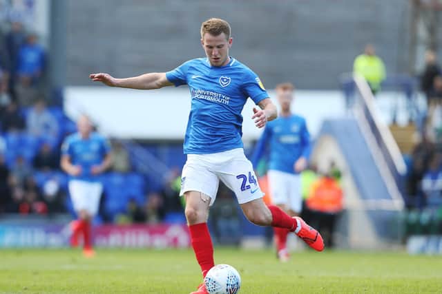 Bryn Morris' last Pompey appearance was May 2019 against Accrington. Picture: PinPep Media/Joe Pepler