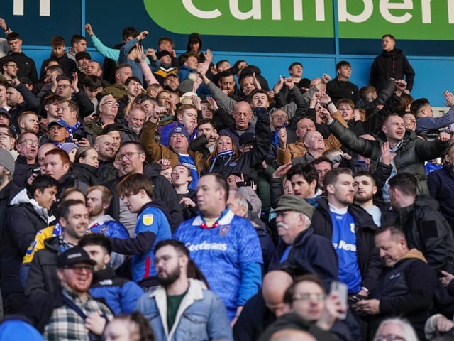 The fans had plenty to cheer on their latest trip to Carlisle - Paddy Lane's winner and a six-point lead at the top of the table.