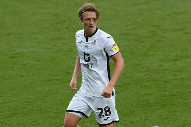 Swansea midfielder George Byers has arrived at Pompey on loan until the end of the season. Picture: Stu Forster/Getty Images